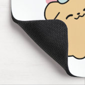Meow & Woof perfekt zusammen - Niedliche Katze und Mousepad (Ecke)