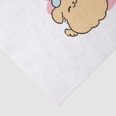 Meow & Woof perfekt zusammen - Niedliche Katze und Seidenpapier (Ausschnitt)