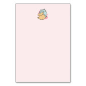 Meow & Woof perfekt zusammen - Niedliche Katze und Tischnummer (Rückseite)