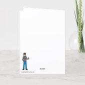 Meow-y Christmas Karte (Rückseite)