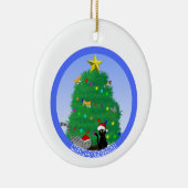 Meow-y Christmas Keramik Ornament (Rechts)