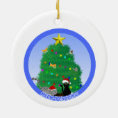 Meow-y Christmas Keramik Ornament (Hinten)
