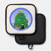 Meow-y Christmas Topflappen (Vorderseite/Rückseite)