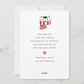 Meowa Catmas Niedlich Cats Weihnachten (Rückseite)