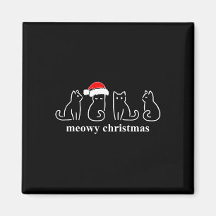 Meowa Catmas Weihnachten Niedlich Kitten Katzen We Magnet