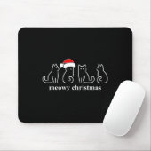 Meowa Catmas Weihnachten Niedlich Kitten Katzen We Mousepad (Mit Mouse)
