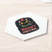 Meowa Catmas Weihnachten Niedlich Kitten Katzen We Untersetzer (angewinkelt)