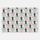 Meowa Catmas Weihnachten Weihnachtskat Ugly Sweate Geschenkpapier Set (Vorderseite)
