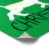 Meowa Christmas - Funny Christmas Poster (Ecke)