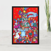 Meowa Christmas to Mew Card