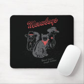 Meowboys Hard Times Tough Kitties Cowboy Cats With Mousepad (Mit Mouse)