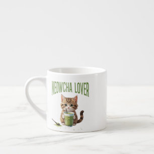 Meowcha Lover Niedlich Kitten Matcha Tea Lover Des Espressotasse