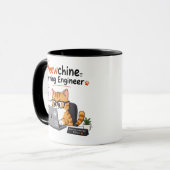 Meowchine Learning Ingenieur Tasse (Vorderseite Links)
