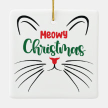 MeowChristmas Custom Kitty Cat Foto Weihnachten