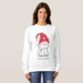 MeowChristmas Funny Niedlich Santa Cat Custom Sweatshirt (Vorne ganz)