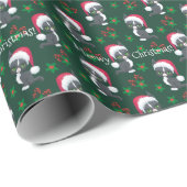 MeowChristmas Niedlich Kitten Packpapier 2 (Rolleneckpunkt)