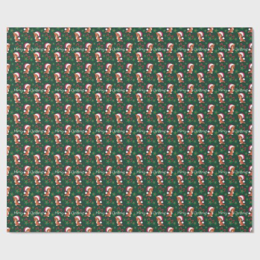 MeowChristmas Niedlich Kitten Wrapping Paper 2c Geschenkpapier (Flach)