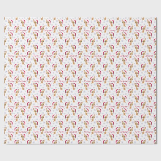 MeowChristmas Niedlich Kitten Wrapping Paper B Geschenkpapier (Flach)