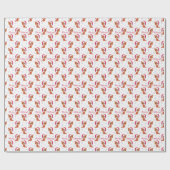 MeowChristmas Niedlich Kitten Wrapping Paper C Geschenkpapier (Flach)