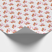 MeowChristmas Niedlich Kitten Wrapping Paper C Geschenkpapier (Ecke)