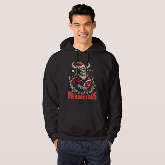Meowclaus Hoodie (Vorne ganz)