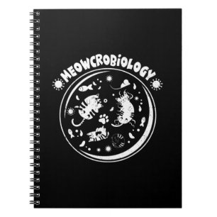 Meowcrobiologie Mikrobiologie Niedlich Kitten Scie Notizblock