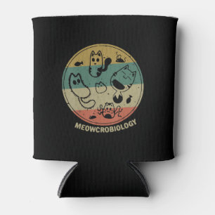 Meowcrobiologie Mikrobiologie Wissenschaft Funny C Dosenkühler