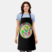 Meowcrobiology Cat Meow Microbiology Science Bakt Schürze (Getragen)