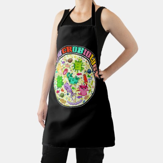 Meowcrobiology Cat Meow Microbiology Science Bakt Schürze (InSitu)