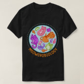 Meowcrobiology Cat Meow Microbiology Science Bakt T-Shirt (Design vorne)