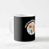 Meowcrobiology Microbiology Cat Kitten Kaffeetasse (Vorderseite Links)