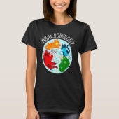 Meowcrobiology Microbiology Science Bacteriology C T-Shirt (Vorderseite)