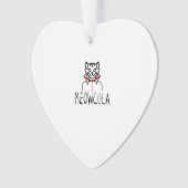 Meowcula Halloween Ornament (Vorderseite)