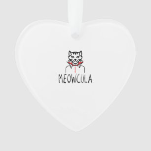 Meowcula Halloween Ornament