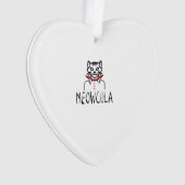 Meowcula Halloween Ornament (Vorderseite)