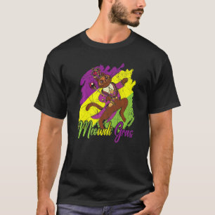 Meowdi Gras Katze Mardi Gras New Orleans Louisian T-Shirt