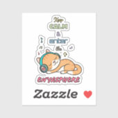 Meowdition-Modus | Aufkleber (Blatt)