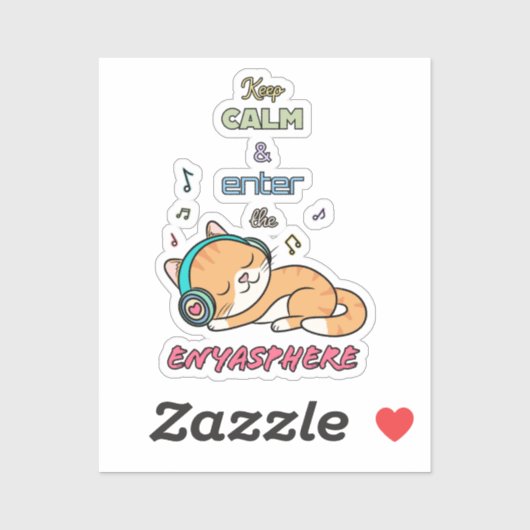 Meowdition-Modus | Aufkleber (Blatt)