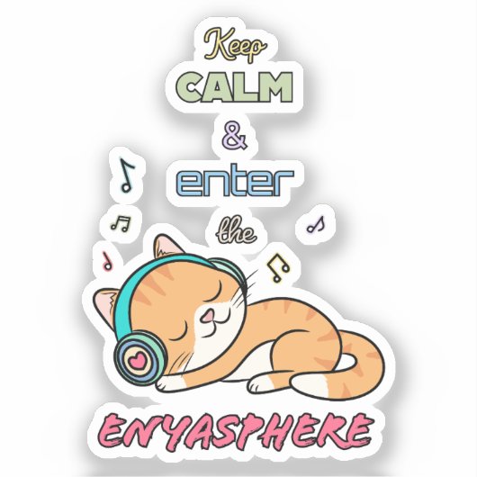 Meowdition-Modus | Aufkleber (Vorderseite)