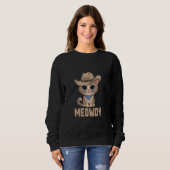 Meowdy Balinese Cowboy Cat Sweatshirt (Vorne ganz)