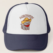 MEOWDY Cat HAT / CAP Truckerkappe (Vorderseite)