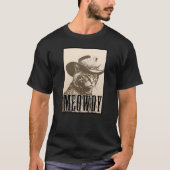 Meowdy Cat Shirt - Funny Mashup Meow and Howdy - C (Vorderseite)