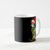 Meowdy Christmas Floral Cat For Cat Lover Holiday  Kaffeetasse (VorderseiteRechts)