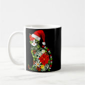 Meowdy Christmas Floral Cat For Cat Lover Holiday Kaffeetasse (Links)