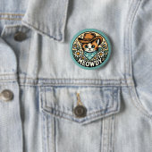 Meowdy Cowboy Kitty Cat Button (Beispiel)