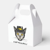 Meowdy Funny Cat Geschenkschachtel (Rückseite)