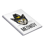 Meowdy Funny Cat Notizblock (Rechte Seite)