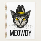Meowdy Funny Cat Planer (Vorderseite)