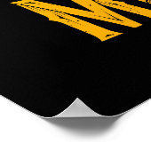 Meowdy! Funny Country Cat Wear Cowboy Hat Poster (Ecke)