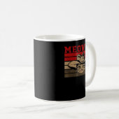 Meowdy - Funny Mashup between Meow and Howdy Vinta Kaffeetasse (VorderseiteRechts)